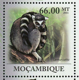 Lemurs Stamp Lemur Catta Wild Animal Souvenir Sheet MNH #4415-4420