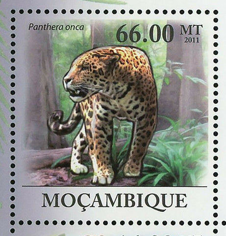 Jaguars Stamp Panthera Onca Wild Animal Souvenir Sheet MNH #4409-4414