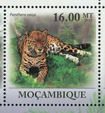 Jaguars Stamp Panthera Onca Wild Animal Souvenir Sheet MNH #4409-4414