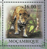 Jaguars Stamp Panthera Onca Wild Animal Souvenir Sheet MNH #4409-4414