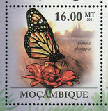 Monarch Butterflies Stamp Danaus Plexippus Insect S/S MNH #4270-4275