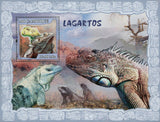 Lizards Stamp Pogona Vitticeps Reptile Souvenir Sheet MNH #2997 / Bl.222