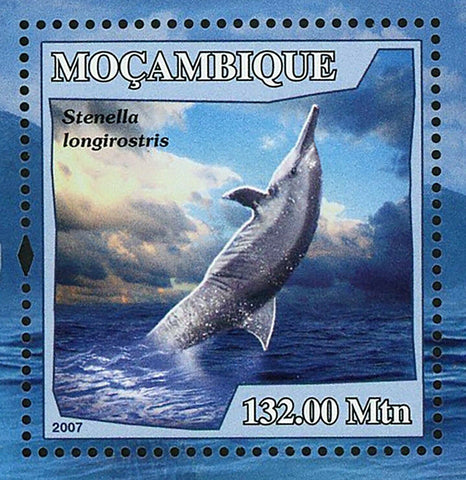 Dolphins Stamp Lighthouses Stenella Longirostris Souvenir Sheet MNH #3064/Bl.229