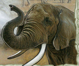 Elephants Stamp Loxodonta Africana Wild Animal Souvenir Sheet MNH #3063 / Bl.228