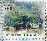 Landscapes of Togo Stamp Lakes Houses Architecture S/S MNH #4107-4110