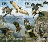 Birds of Prey of Africa Stamp Sea Eagle Bald Eagle Souvenir Sheet MNH #4122-4125