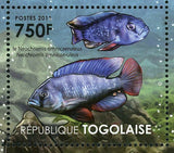 Ecosystem of Victoria Lake Stamp Freshwater Angelfish Fish S/S MNH #4177-4180