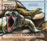Ecosystem River Nile Stamp Crocodile Varanus Niloticus S/S MNH #4173-4176