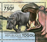 Ecosystem River Nile Stamp Crocodile Varanus Niloticus S/S MNH #4173-4176