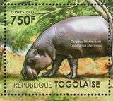 Fauna Tropical Forest Sub Saharan Stamp Giant Forest Hog Bat S/S MNH #4145-4148