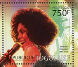 Whitney Houston Stamp Music American Singer Souvenir Sheet MNH #4598-4601