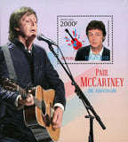 Paul McCartney Stamp Music Singer The Beatles Souvenir Sheet MNH #4552 / Bl.726