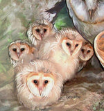 Owls Stamp Bird Ptilopsis Leucotis Glaucidium Perlatum S/S MNH #4432 / Bl.702