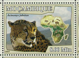 Lions Stamp Panthera Leo Acinonyx Jubatus Panthera Pardus S/S MNH #3032-3037