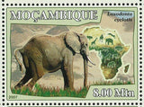 Elephants Stamp Loxodonta Africana Loxodonta Cyclotis S/S MNH #3038-3043