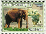 Elephants Stamp Loxodonta Africana Loxodonta Cyclotis S/S MNH #3038-3043