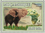 Elephants Stamp Loxodonta Africana Loxodonta Cyclotis S/S MNH #3038-3043