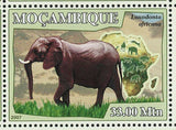 Elephants Stamp Loxodonta Africana Loxodonta Cyclotis S/S MNH #3038-3043