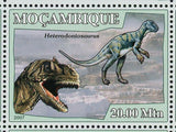 Dinosaurs Stamp Therizinosaurus Melanorosaurus Heterodontosaurus S/S MNH #2970