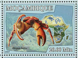 Crustaceans Stamp Genus Ocypode Panulirus Birgus Latro S/S MNH #2943-2948