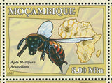 Bees Stamp Polubia Tiphiidae Apis Mellifera Scutellata S/S MNH #2936-3941