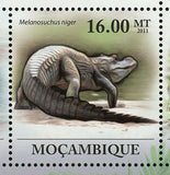 Crocodiles Stamp Melanosuchus Niger Reptile Souvenir Sheet MNH #4308-4313