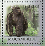 Gorillas Stamp Gorilla Gorilla Beringei Graueri Souvenir Sheet MNH #4451-4456