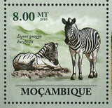 Zebras Stamp Equus Quagga Boehmi Equus Quagga Burchellii S/S MNH #3524-3529