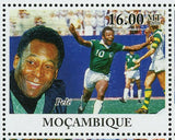 Pele Stamp Soccer Sport Brazil Team Historical Figure S/S MNH #4151-4156
