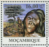 Human Evolution Stamp Homo Habilis Homo Erectus Australopithecus S/S MNH #4469