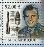 Yuri Gagarin Stamp First Human in Space Souvenir Sheet MNH #4598-4603
