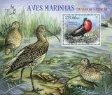 Sea Birds Stamp Phalacrocorax Featherstoni Numenius Tahitiensis S/S MNH #5774