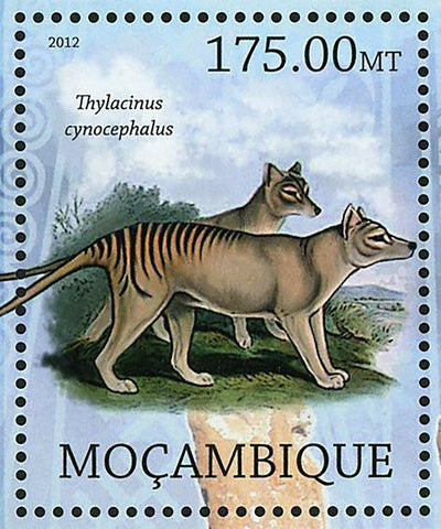 Animals of Oceania Stamp Thylacinus Cynocephalus Souvenir Sheet MNH #5709/Bl.622