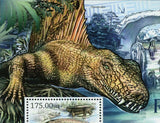 Reptiles Stamp Lystrosaurus Dimetrodon Eoraptor Dinosaur S/S MNH #5840 / Bl.641