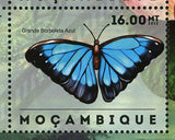 Butterflies Stamp Henry John Elwes Morpho Blue Monarch S/S MNH #6125-6130