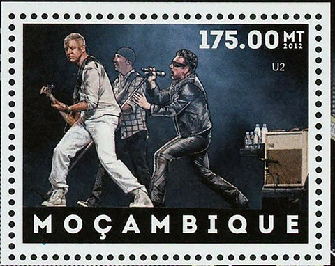 U2 Stamp Stars of Music Madonna Souvenir Sheet MNH #6250 / Bl.702