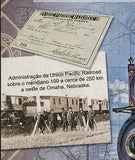 Union Pacific Stamp Railroad Trains No. 119 Anniversary Souvenir Sheet MNH #6096