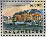 Union Pacific Stamp Railroad Trains Locomotive Big Boy No.844 S/S MNH #6090-6095