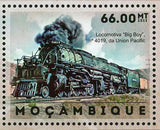 Union Pacific Stamp Railroad Trains Locomotive Big Boy No.844 S/S MNH #6090-6095