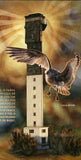 Lighthouse Charleston Stamp Birds Larus Californicus Souvenir Sheet MNH #6173