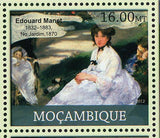 Edouard Manet Stamp Art Paintings The Garden Sailing Port S/S MNH #5874-5879