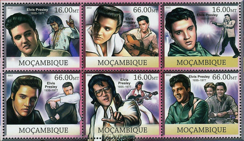 Elvis Presley Stamp American Singer Music Legend Souvenir Sheet MNH #5972-5977