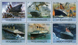 Titanic Centenary Stamp RMS Titanic Ship Birds Souvenir Sheet MNH #6014-6019