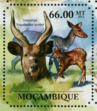 Antelopes Stamp Gazelle Impala Oryx Taurotragus Connochaetes S/S MNH #4952-4957