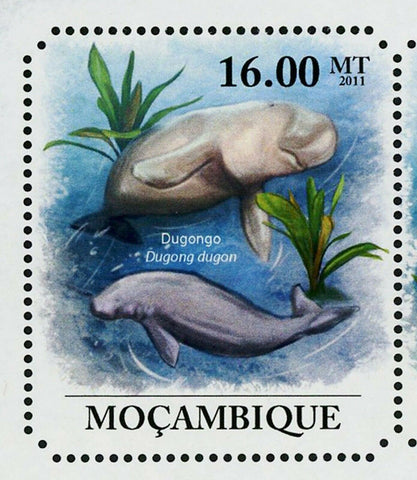 Dugongs Stamp Dugong Dugon Marine Fauna Souvenir Sheet MNH #4994-4999