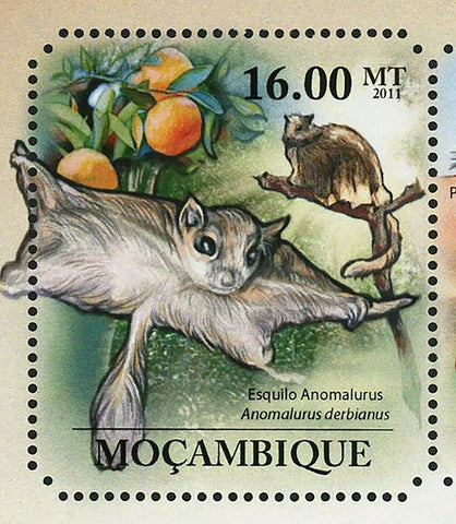 Rodents Stamp Squirrel Springhare Heliosciurus Mutabilis S/S MNH #4931-4936