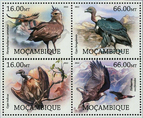 Birds of Prey Stamp Buteo Jamaicensis Haliaeetus Vociferoides S/S MNH #5775-5780