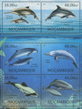 Dolphins Stamp Pontoporia Blainvillei Platanista Gangetica S/S MNH #5817-5822