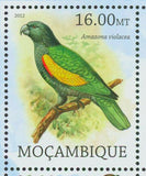 Birds Stamp Fregilupus Varius Porphyrio Mantelli Amazona Violacea S/S MNH #5732