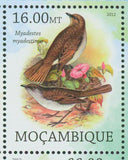 Birds Stamp Fregilupus Varius Porphyrio Mantelli Amazona Violacea S/S MNH #5732